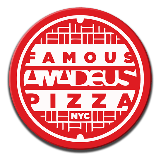 Famous Amadeus Pizza Logo