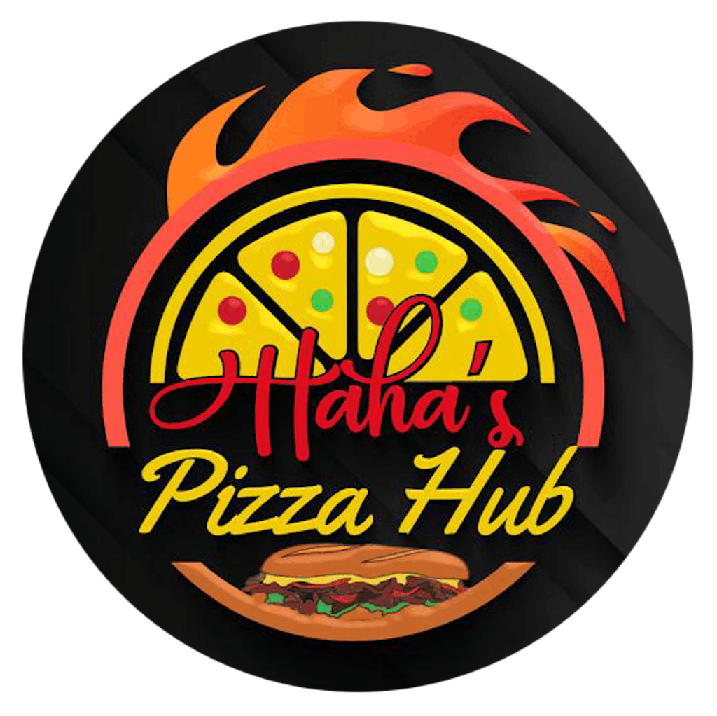 Haha's Pizza Hub Logo