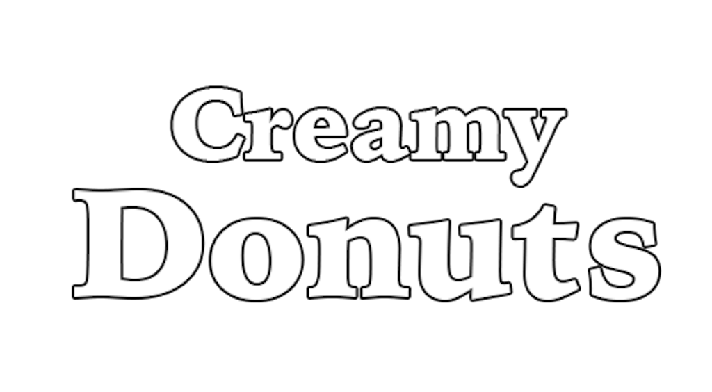 Creamy Donuts Logo