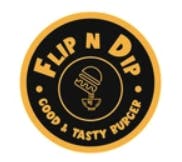Flip & Dip Burger Logo