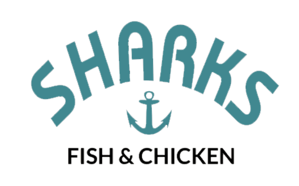 Sharks Fish and Chicken Logo