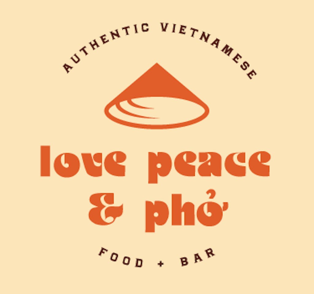 Love Peace & Pho Logo