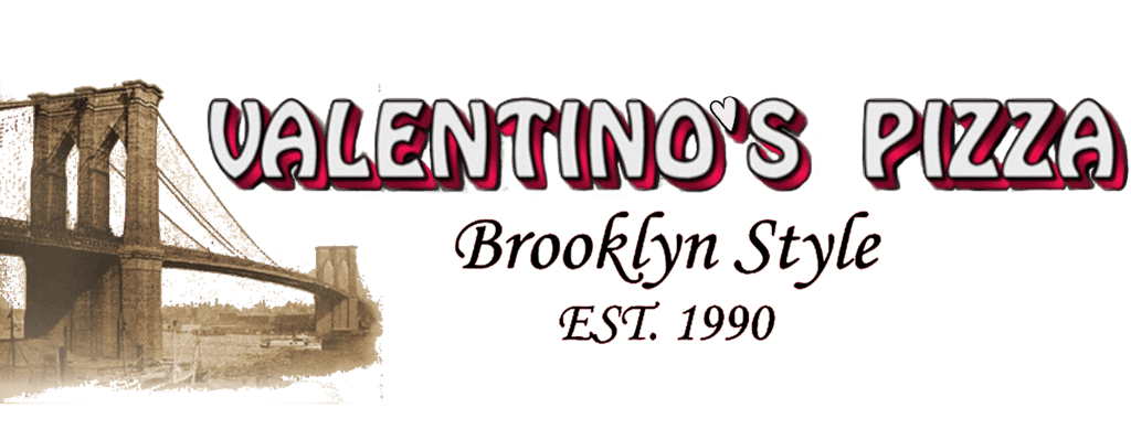 Valentino's Brooklyn Style Pizza Logo