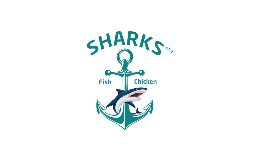 Sharks 63rd Fish & Chicken Logo