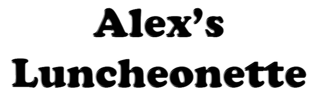 Alex's Luncheonette Logo