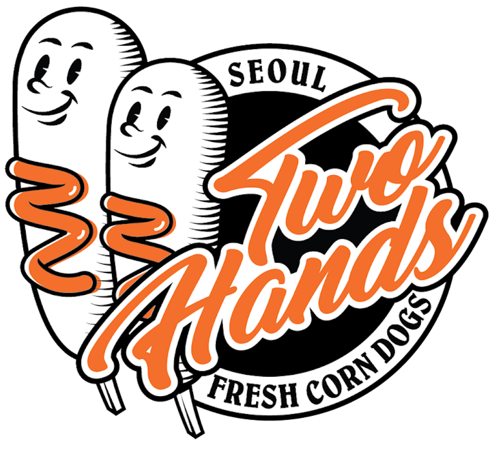 Two Hands Corn Dogs Logo