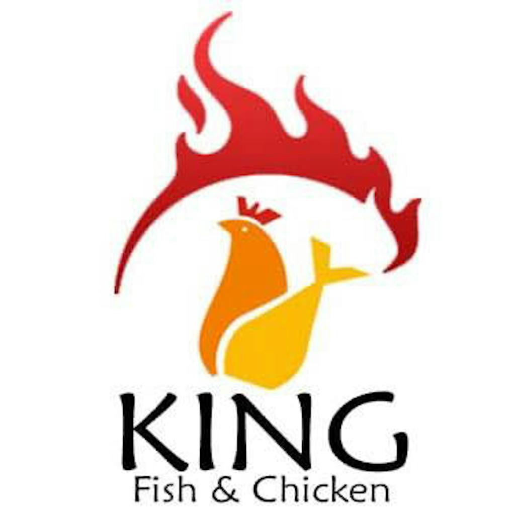 King Fish Shrimp Chicken and Pizza Logo