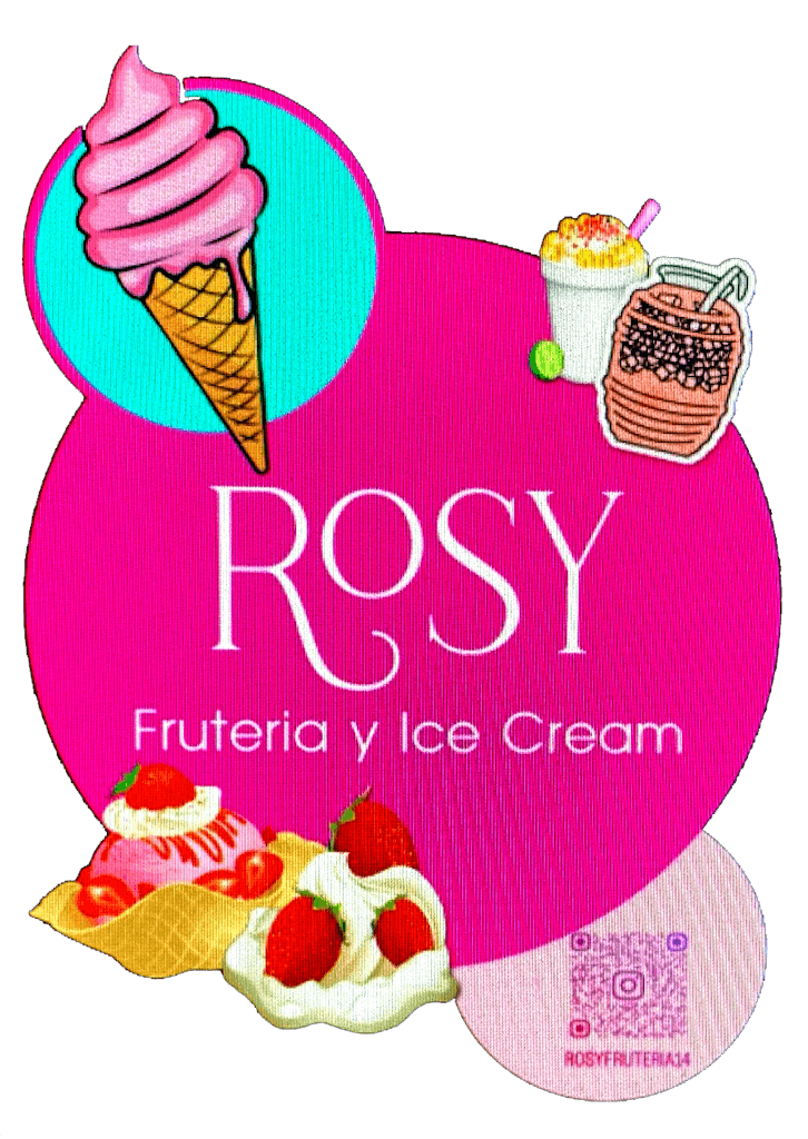 Rosy Fruteria & Ice Cream Logo