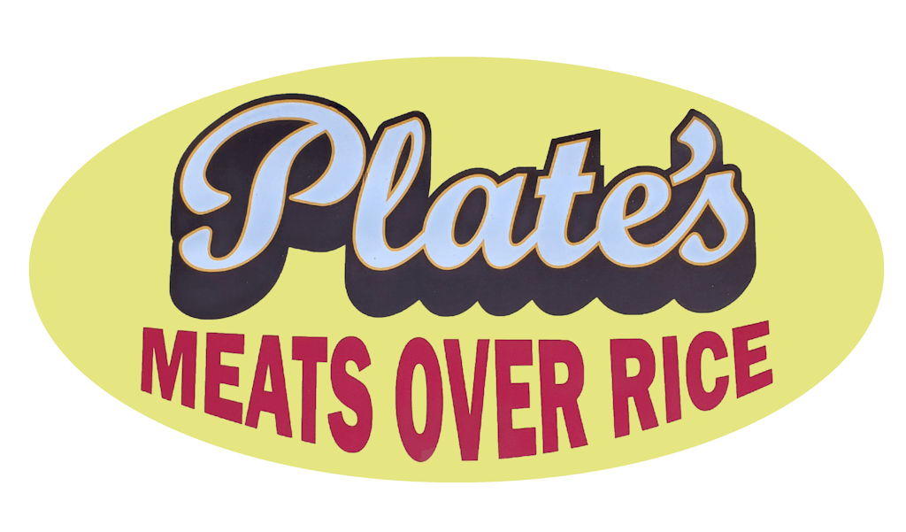 Plate's Meats Over Rice Logo