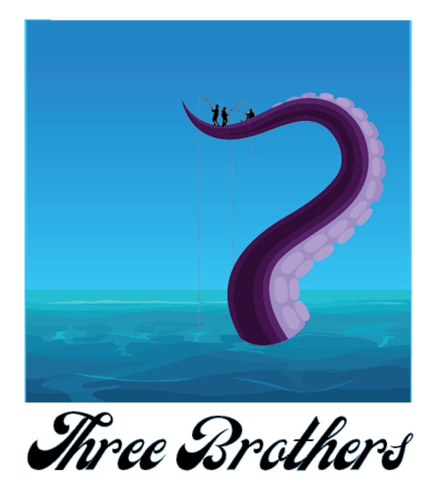 Three Brothers Eating Logo