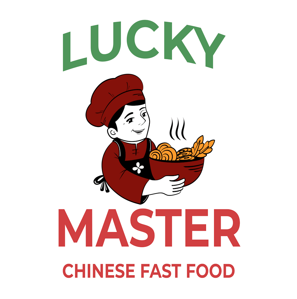 Lucky Master Chinese Fast Food Logo