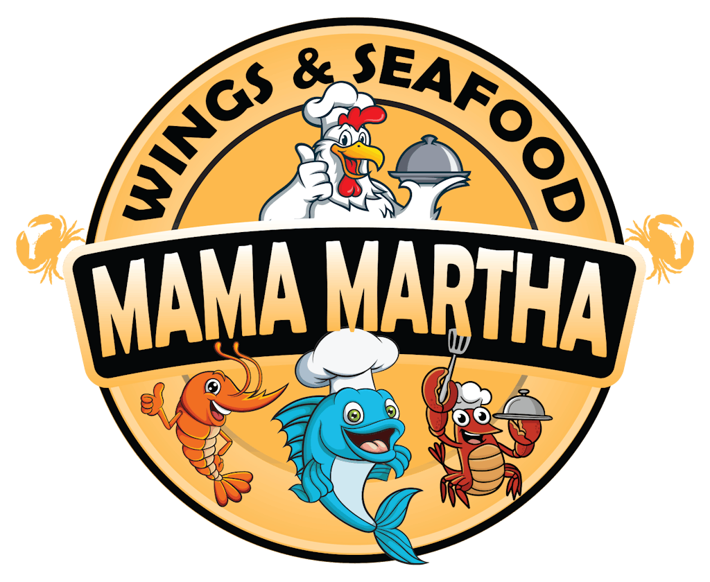 Mama Martha Wings & Seafood Logo