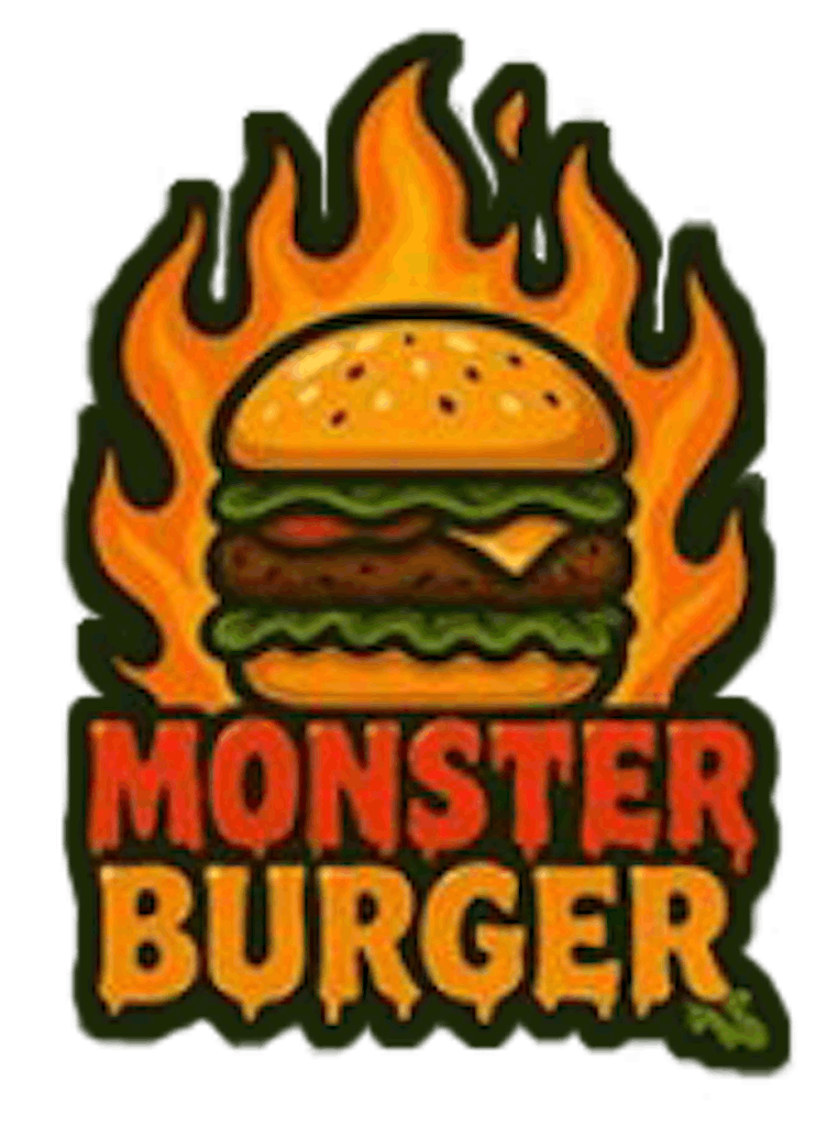 Monster Burger Logo