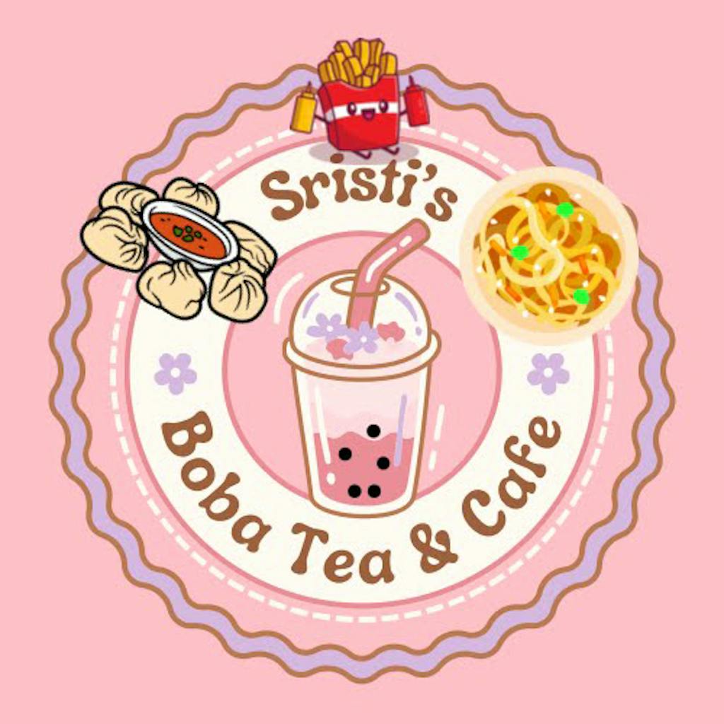 Sristi's Boba Tea & Cafe Logo