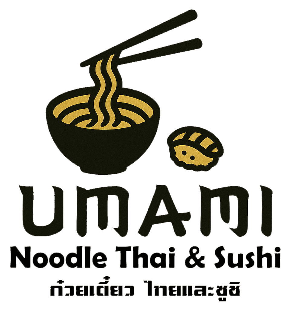 UMAMI Noodle Thai And Sushi Logo