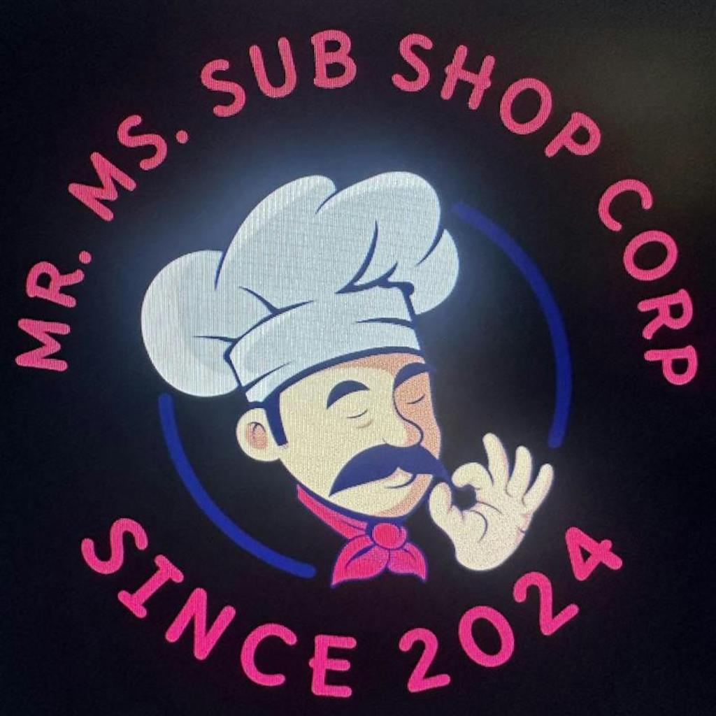 Mr. Ms. Sub Shop Logo