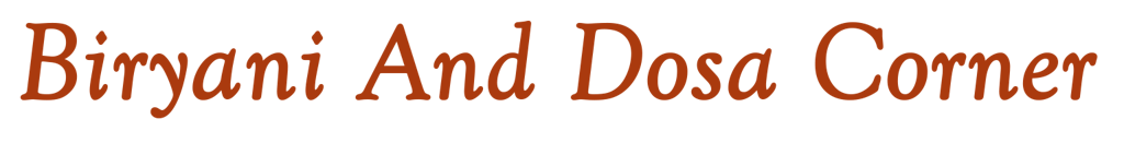 Biryani And Dosa Corner Logo