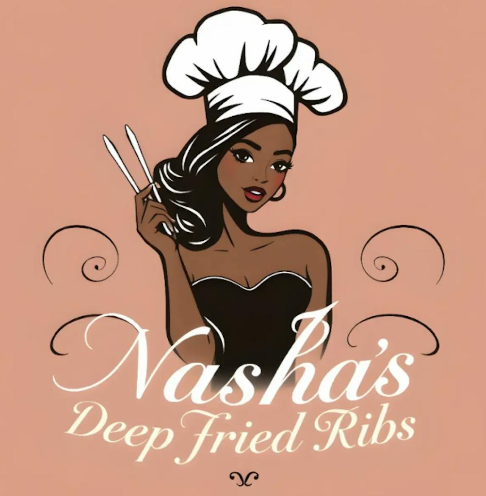 Nasha's Deep Fried Ribs Logo